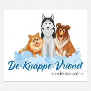 Logo hondentrimsalon De Knappe Vriend